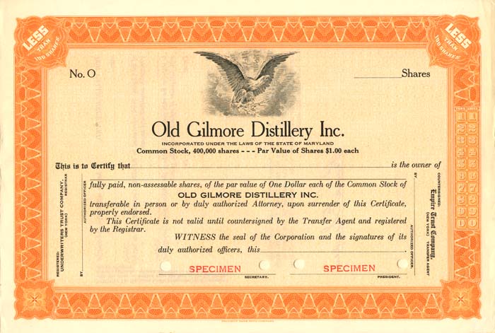 Old Gilmore Distillery Inc.
